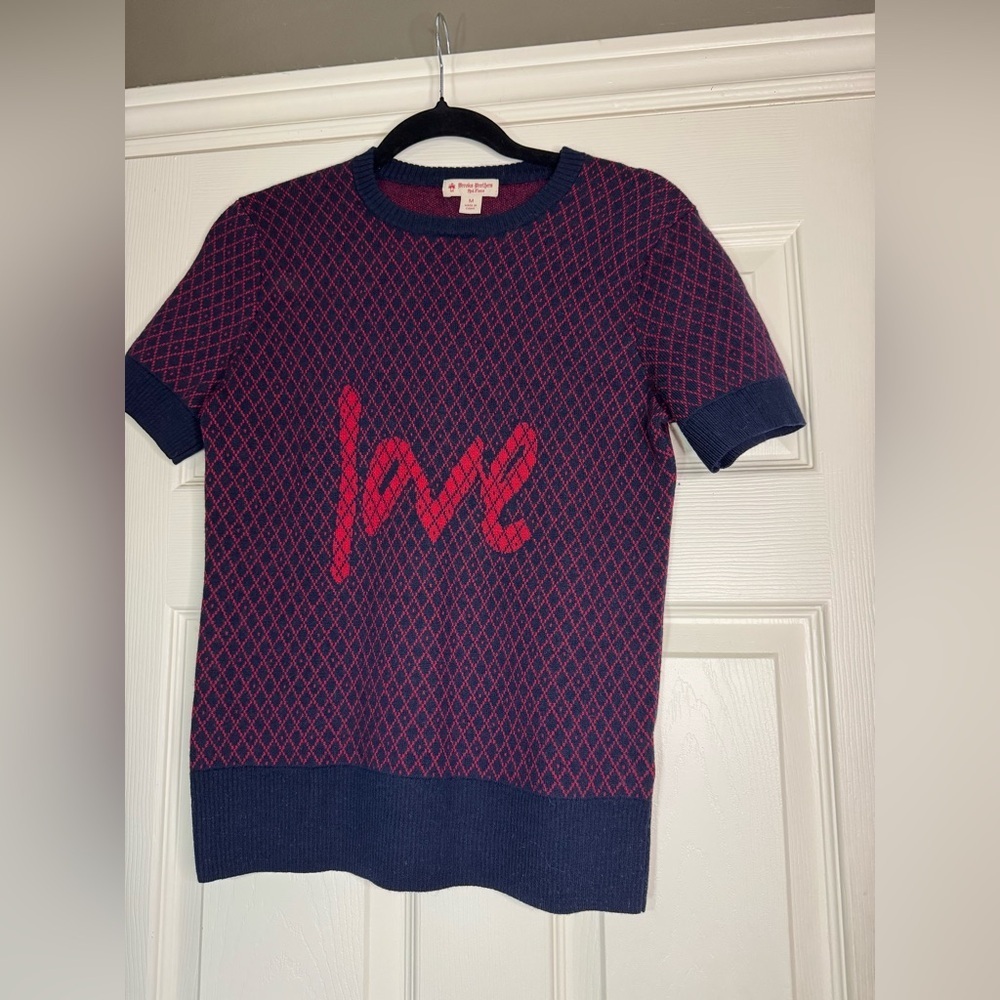 Brooks Brother Merino Wool Love Sweater